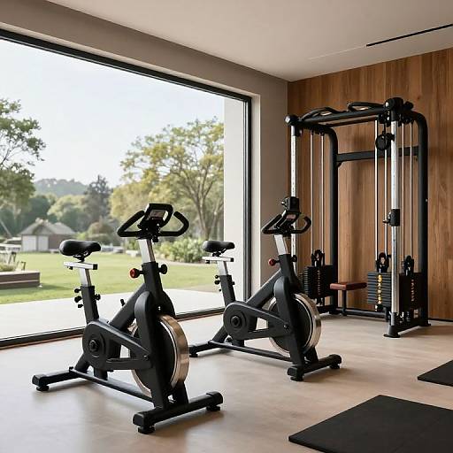 Sleek Modern Home Gym Design