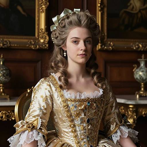 17th Century Baroque Woman Portrait