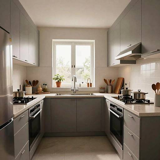 High-Quality Realistic Kitchen Interior Artwork