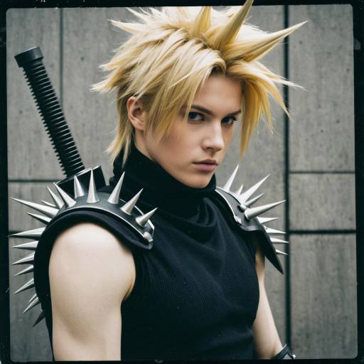 Futuristic Cloud Strife Cosplay Costume Design
