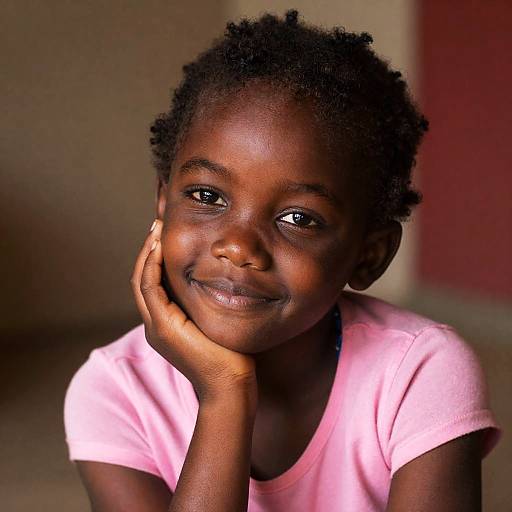 Charming Portrait of a Young Girl