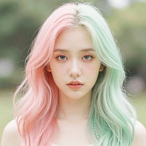 Heterochromatic Watercolor Portrait