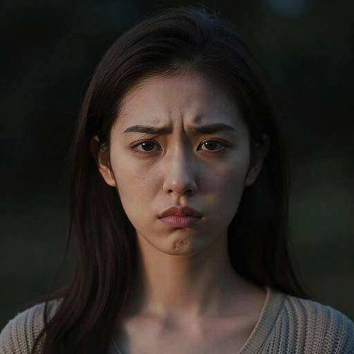 Photorealistic Woman in Knit Dress