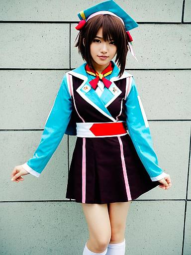 Realistic Haruhi Suzumiya Cosplay Photo