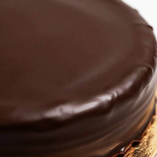 Glossy Chocolate Cake with Silky Sheen
