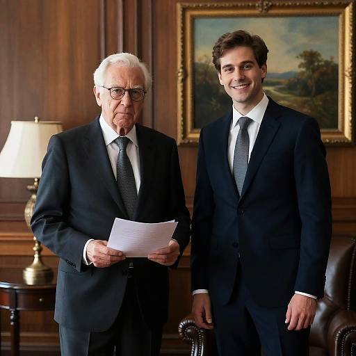 Business Meeting in a Classic Setting