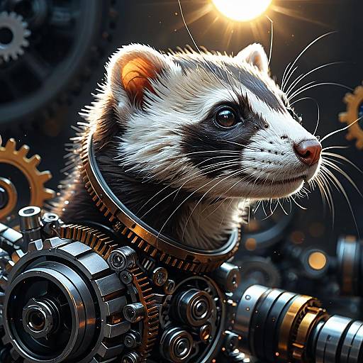 Robotic Ferret with Mechanical Gears