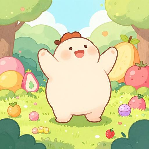 Joyful Weight Gain in Magical Garden