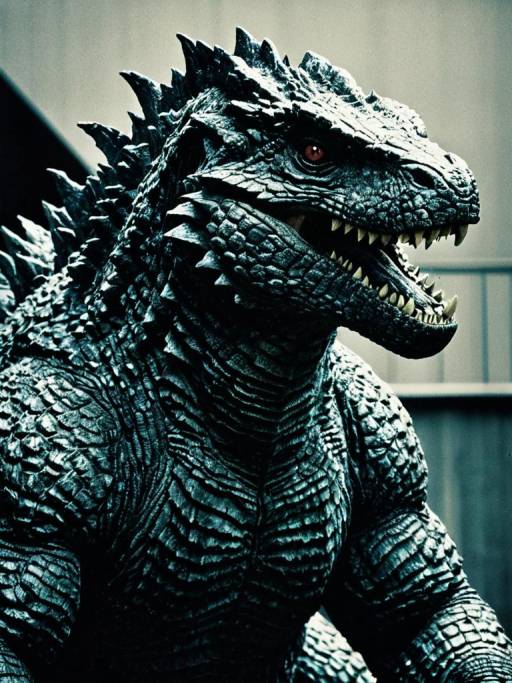 Godzilla Monster Close-Up