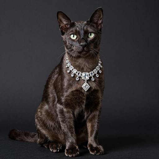 Regal American Wirehair Cat Portrait