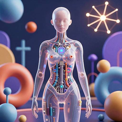 Translucent Gender-Neutral AI Being