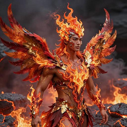 Mythical Phoenix Male Performer