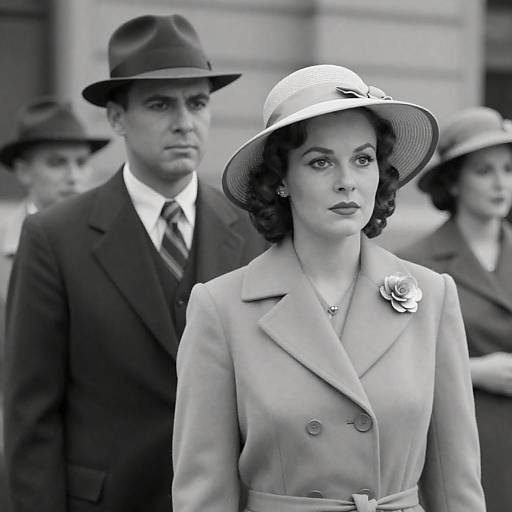 1940s Couple in Vintage Attire