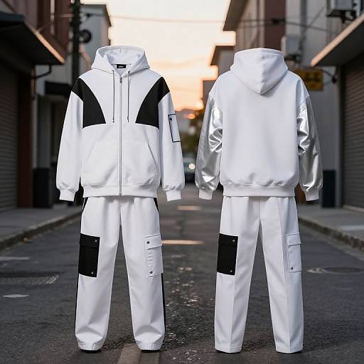 Minimalist Urban Streetwear Suit Design