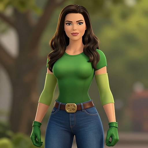 She Hulk Inspired Solo Portrait