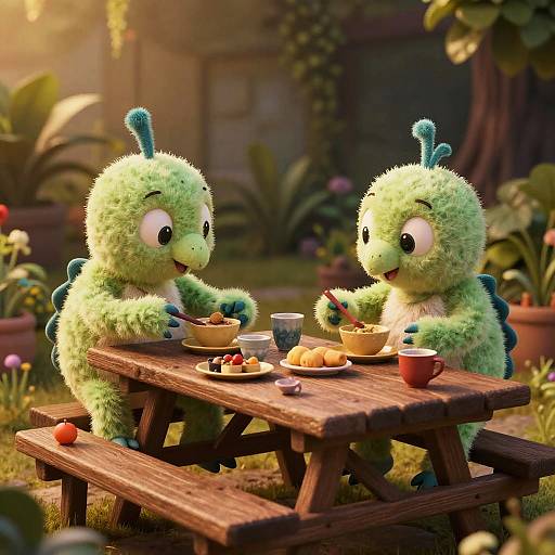 Tiny People at Giant Picnic