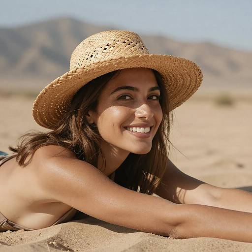 Sunlit Portrait of a Desert Beauty