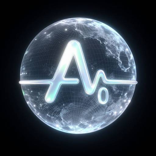 Holographic Jelly Beans AI Logo