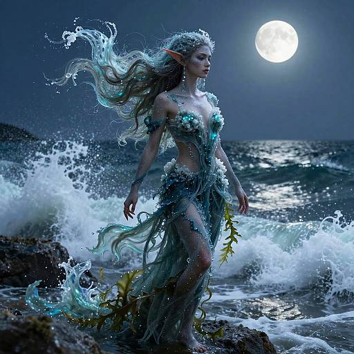 Ethereal Female Water Genasi Spirit