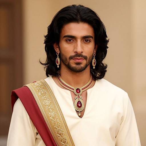 Realistic Adult Aladdin Costume Portrait