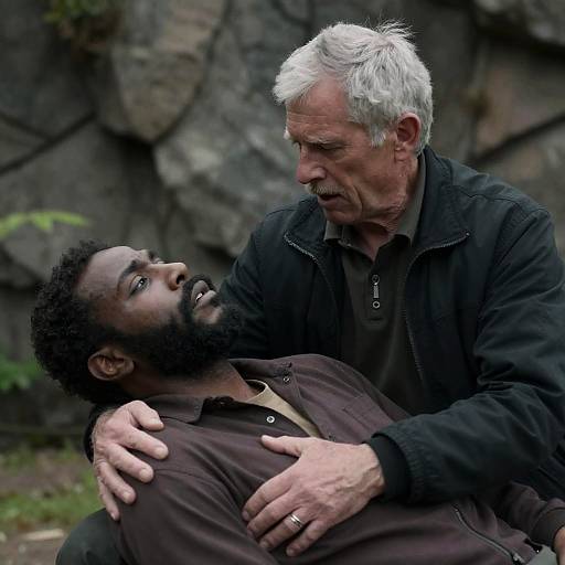 Emotional Rescue Between Two Men