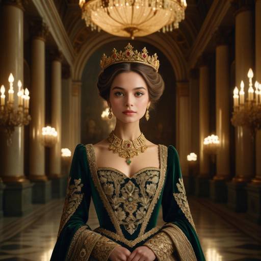Regal Portrait of a Dignified Woman