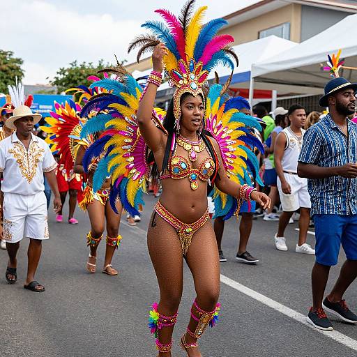 Vibrant Carnival Costume Celebration