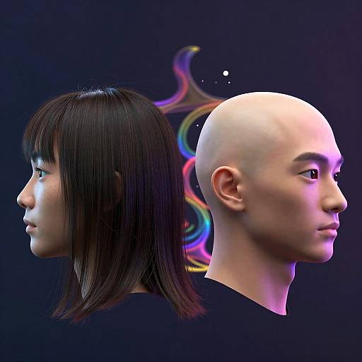 Futuristic Baldness Transformation Sequence