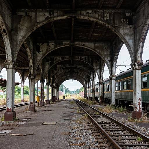 Whispers of Time in Abandoned Station