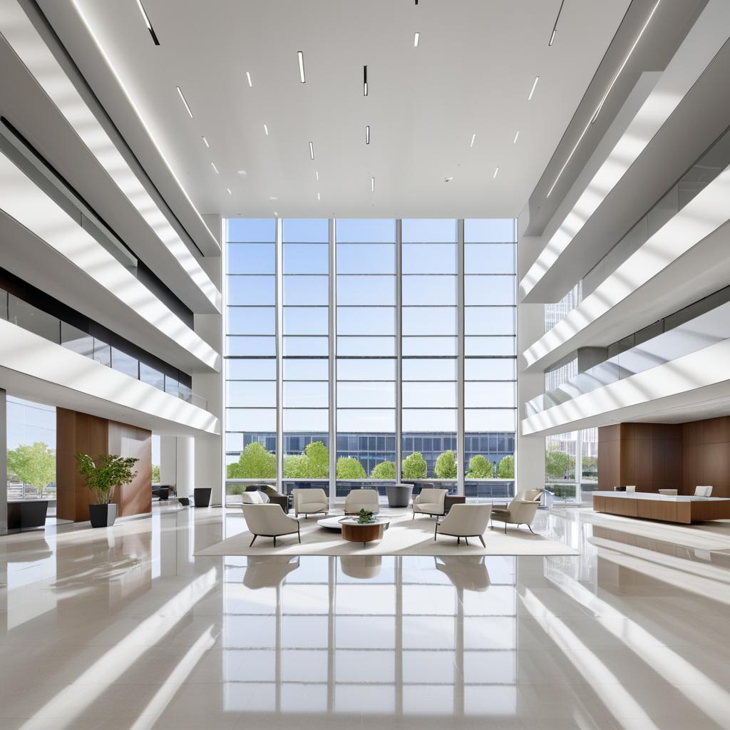 Modern Office Building Lobby Photography