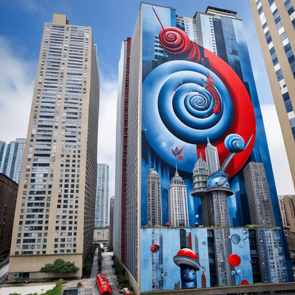 Snail Mural: A Dadaist Urban Dream