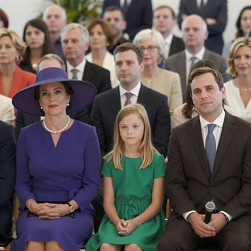 Vibrant Audience Gathering in Formal Attire