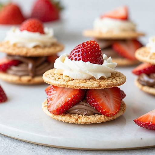 Strawberry Nutella S'mores Delight