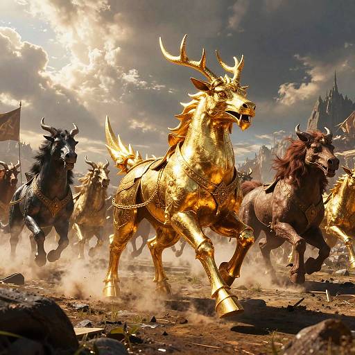 Epic Fantasy Battle with Goldingo