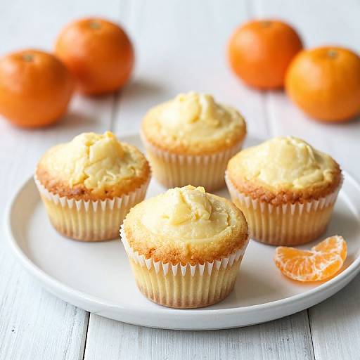Cheesecake Muffins with Mandarins
