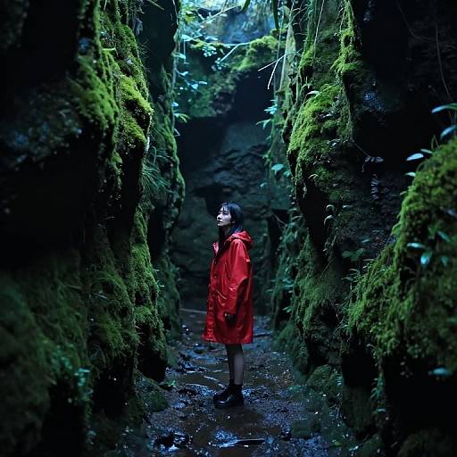 Mossy Underground World Exploration