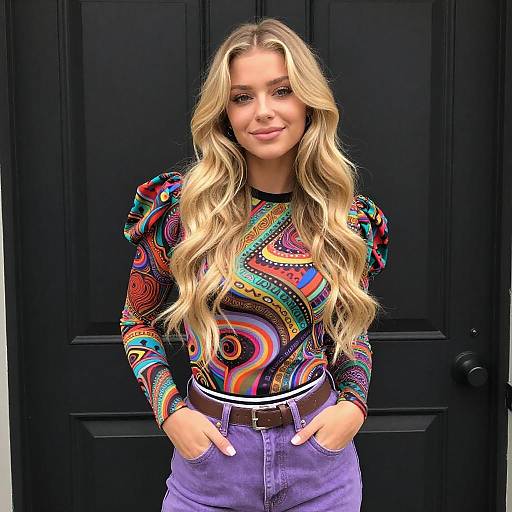 Stylish Young Woman Portrait