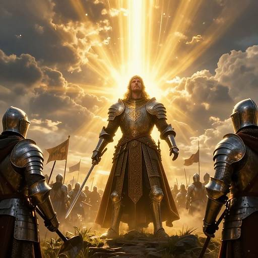 Escanor's Radiant Medieval Battlefield