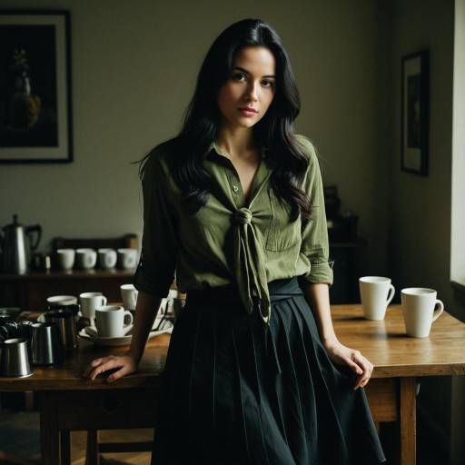 Moody Indoor Portrait of a Woman