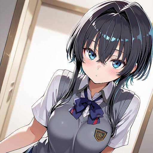 Illustration of Asanagi yori, sasayaku you ni koi wo utau in the style of Masha