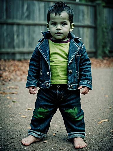 Infant Frankenstein Costume Full-Body Male