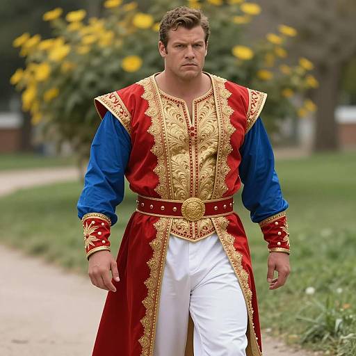 Ornate Fantasy Costume Photograph Outdoors