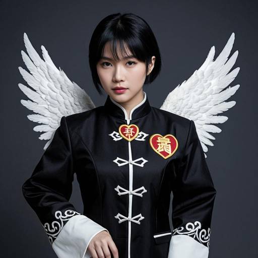Elegant Angel Heart Ku Pao-Ming Cosplay