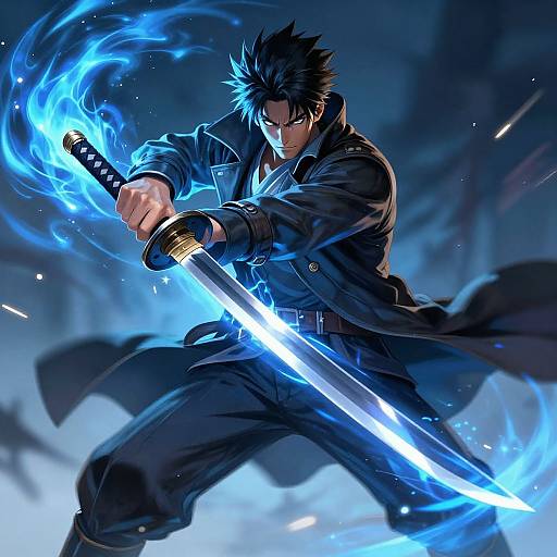 Vergil Mid-Action Slash with Energy