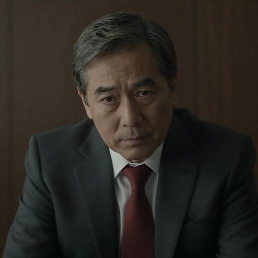 Cinematic Portrait of a Serious Man