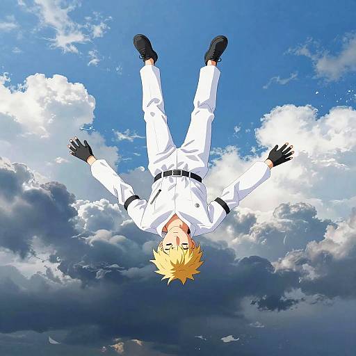 Dramatic Anime Skyfall Scene