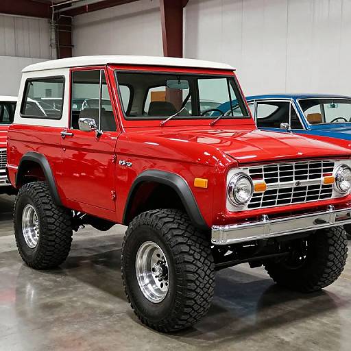 1971 Red Ford Bronco Off-Road Classic