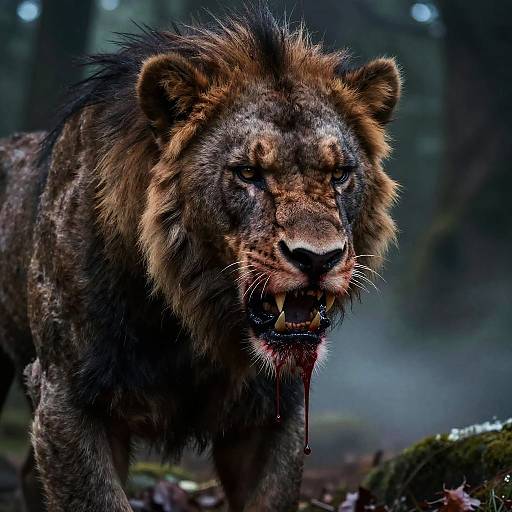 Savage Gnoll Claws in Dark Forest