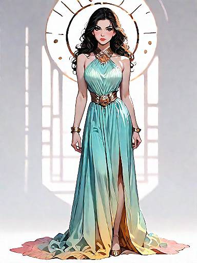 Chic Bohemian Woman in Casual Setting