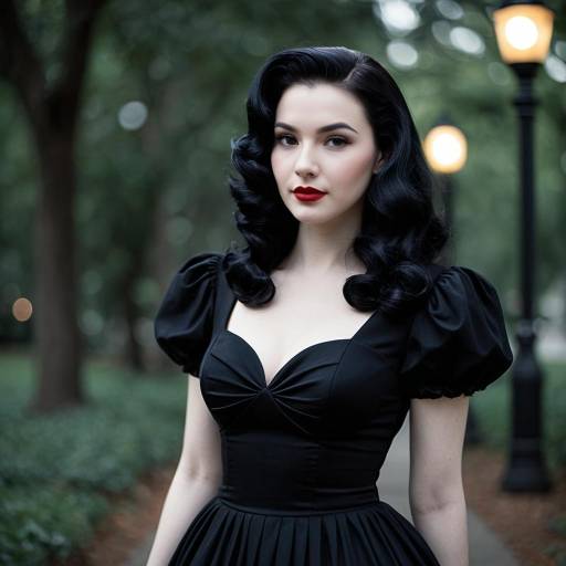 1940s Gothic Vampire Cosplay Outfit